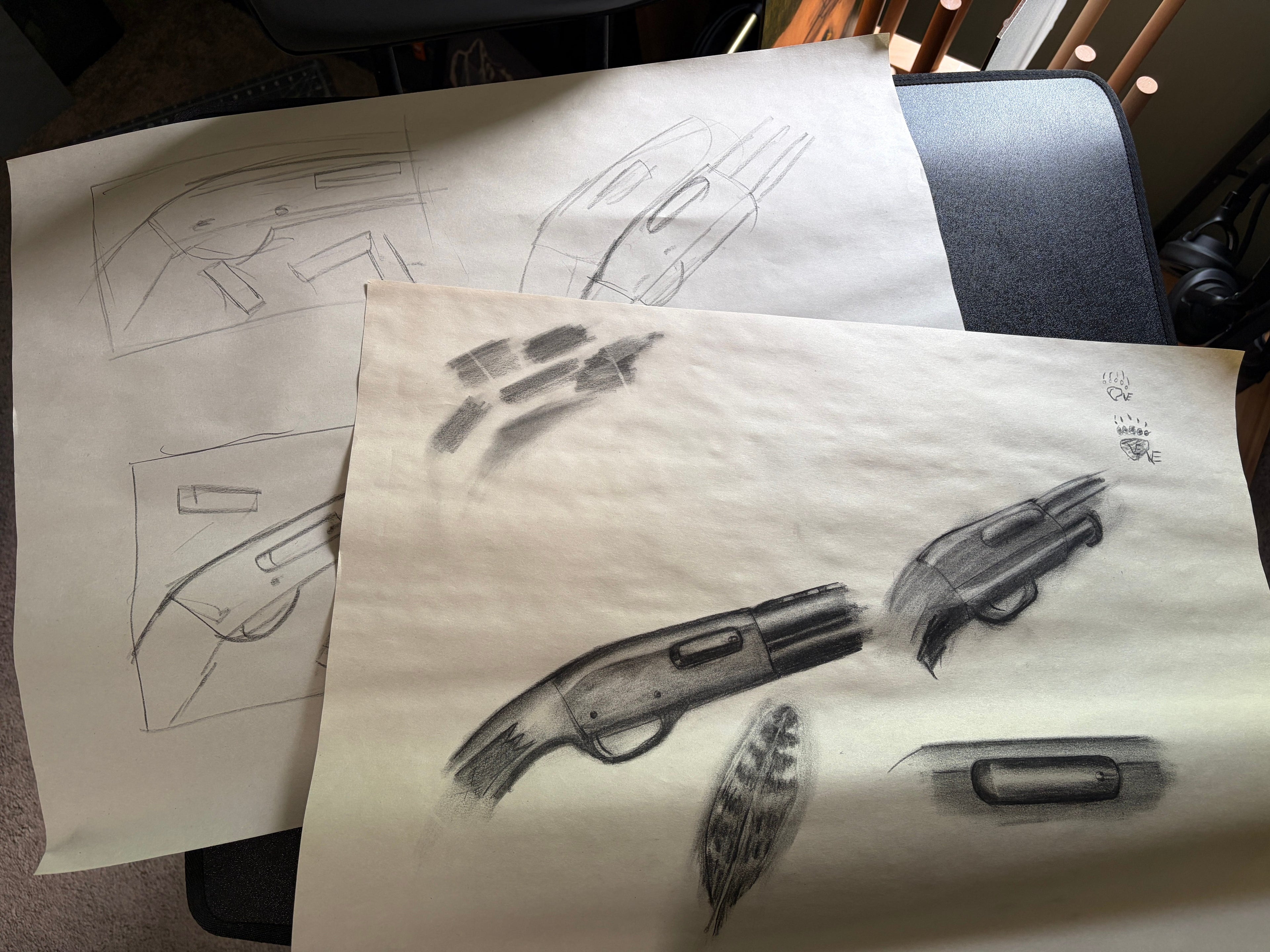 Remington 870 Painting Behind-The-Scenes